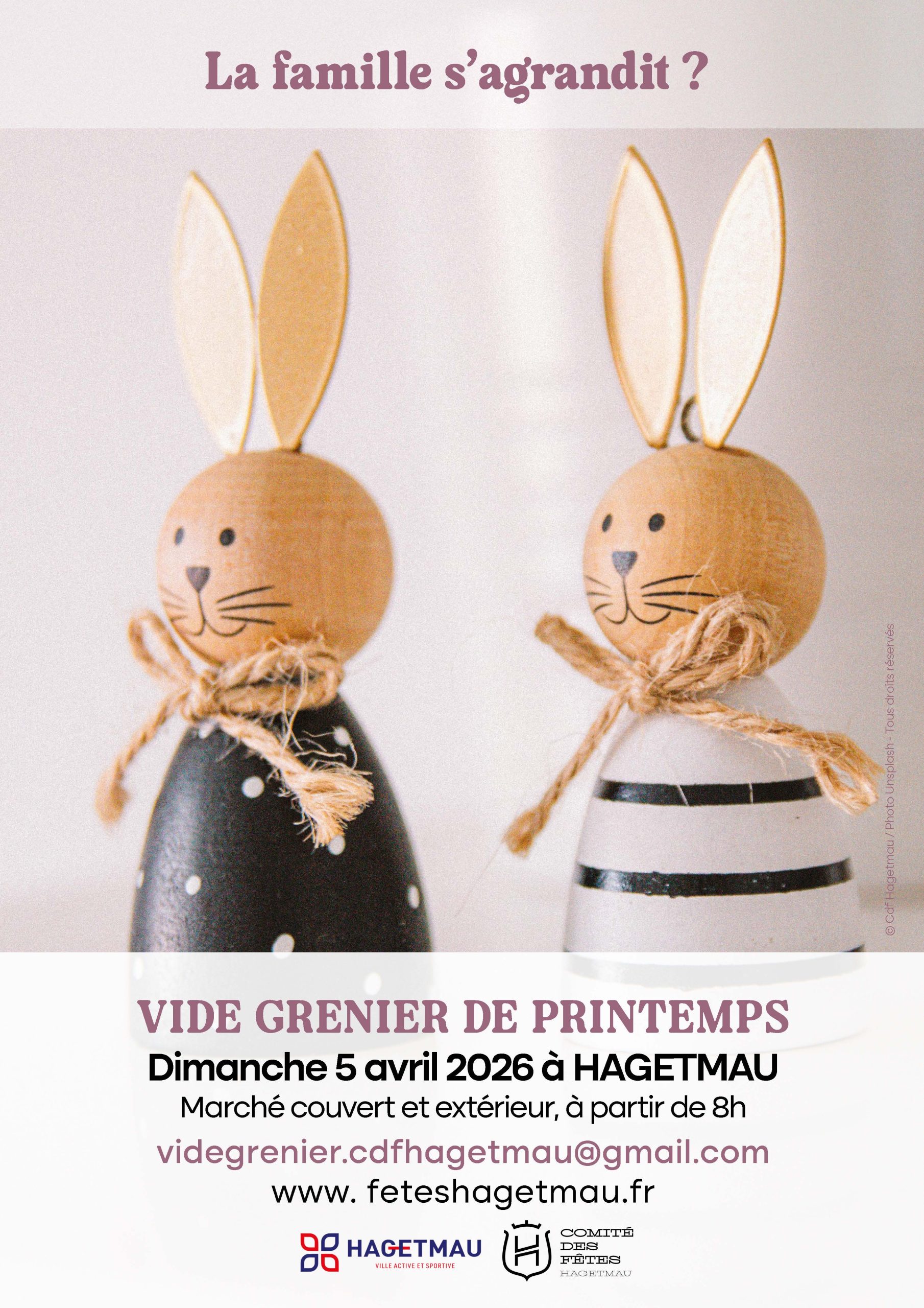 Lire la suite à propos de l’article Vide grenier de printemps, dimanche 5 avril