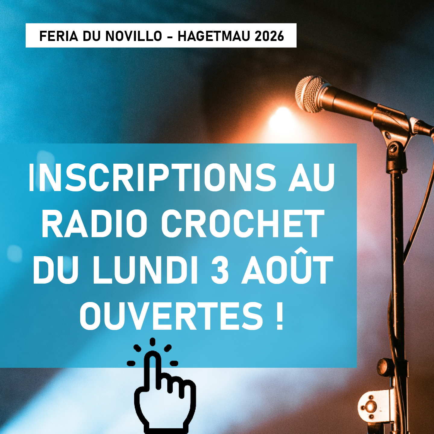 Lire la suite à propos de l’article Les inscriptions au radio crochet sont ouvertes&nbsp;!