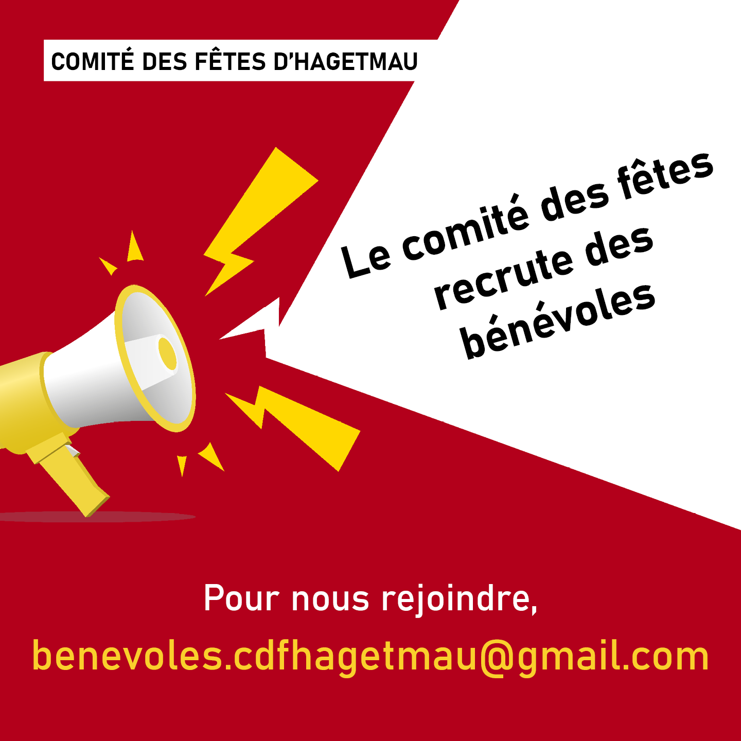 Lire la suite à propos de l’article Protégé : Devenez bénévole du comité des fêtes&nbsp;!