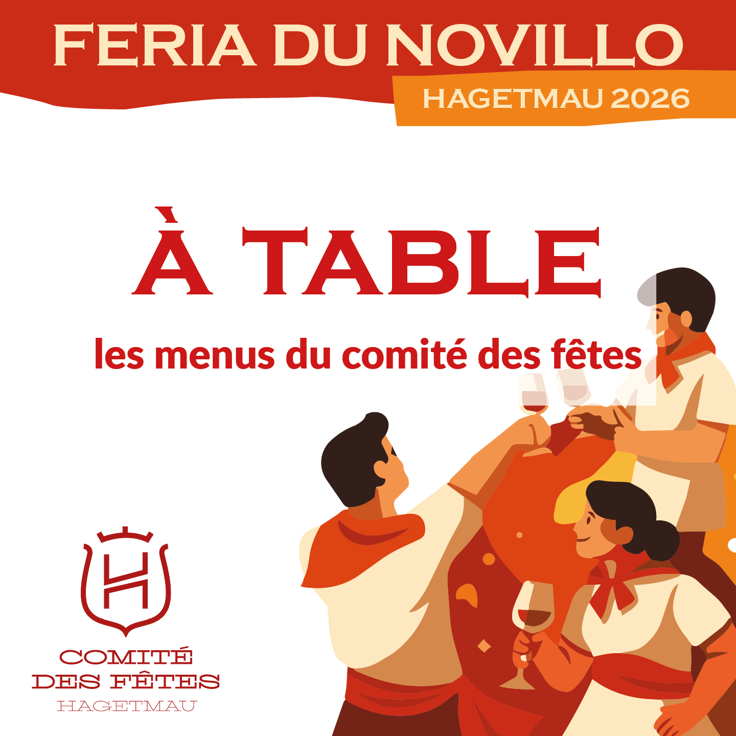 Lire la suite à propos de l’article Les menus du Comité des fêtes