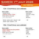 Samedi 1er août