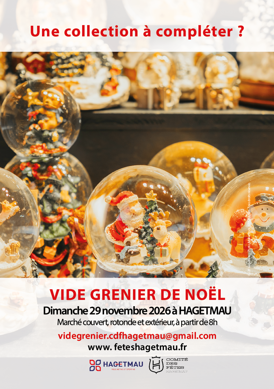 Lire la suite à propos de l’article Vide grenier de noël, dimanche 29 novembre 2026